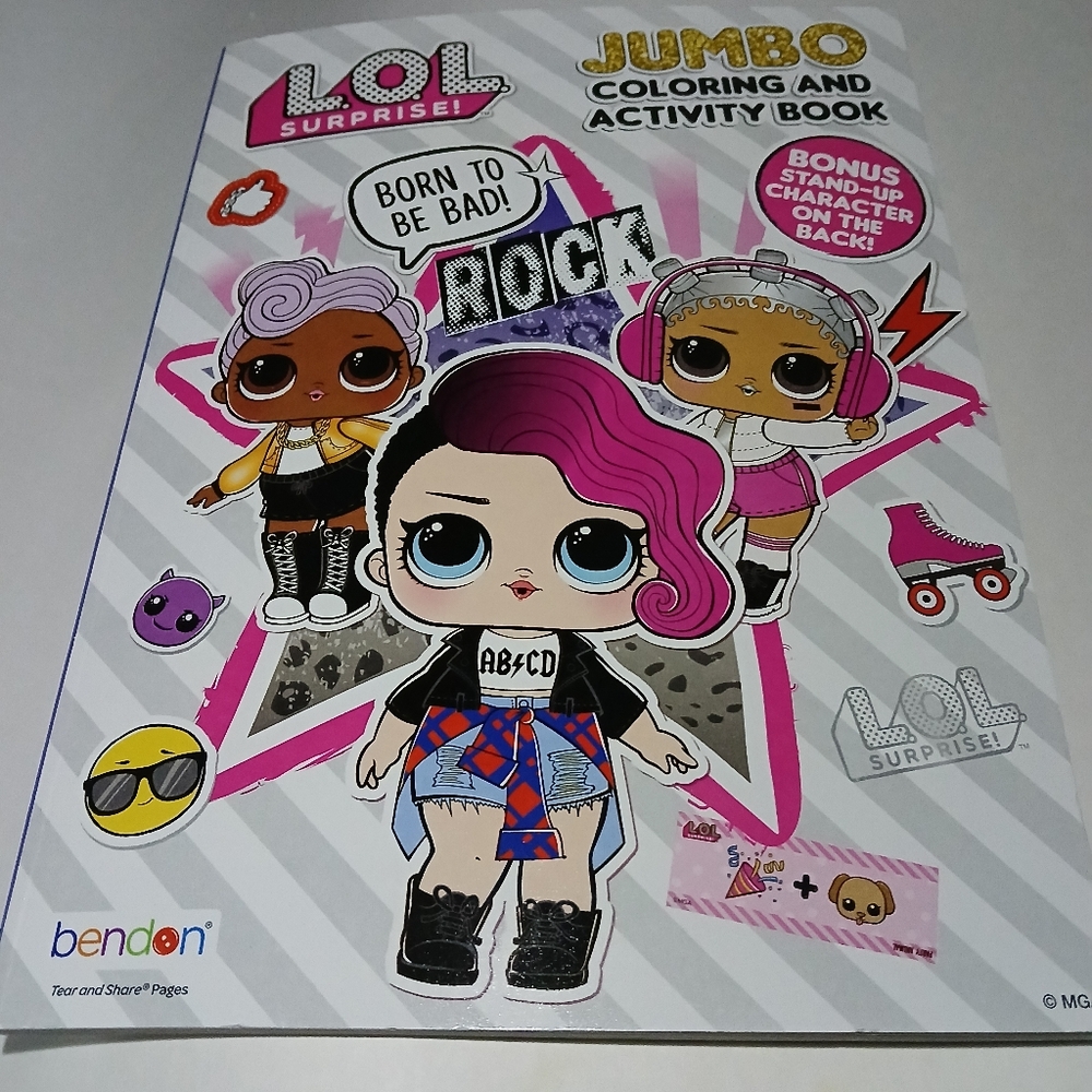 LOL OMG Giant Book Of Coloring Posters